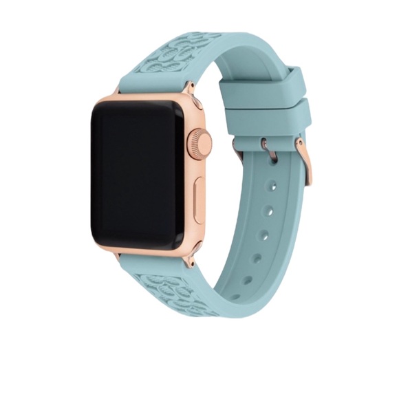 NEW Coach Apple Watch 38MM-40MM Signature C Embossed Watch Strap - Picture 4 of 7